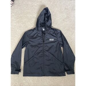 Golden Goose Women's Daris Star-Print Windbreaker Jacket Womens Size 36